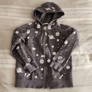 Boy's Carter's Space-Themed Gray Hoodie